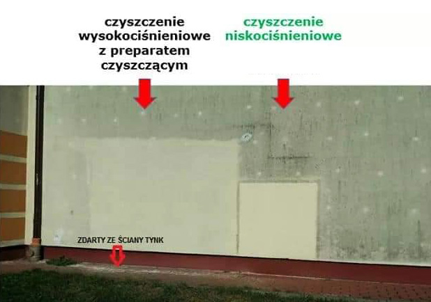 mycie elewacji Warszawa